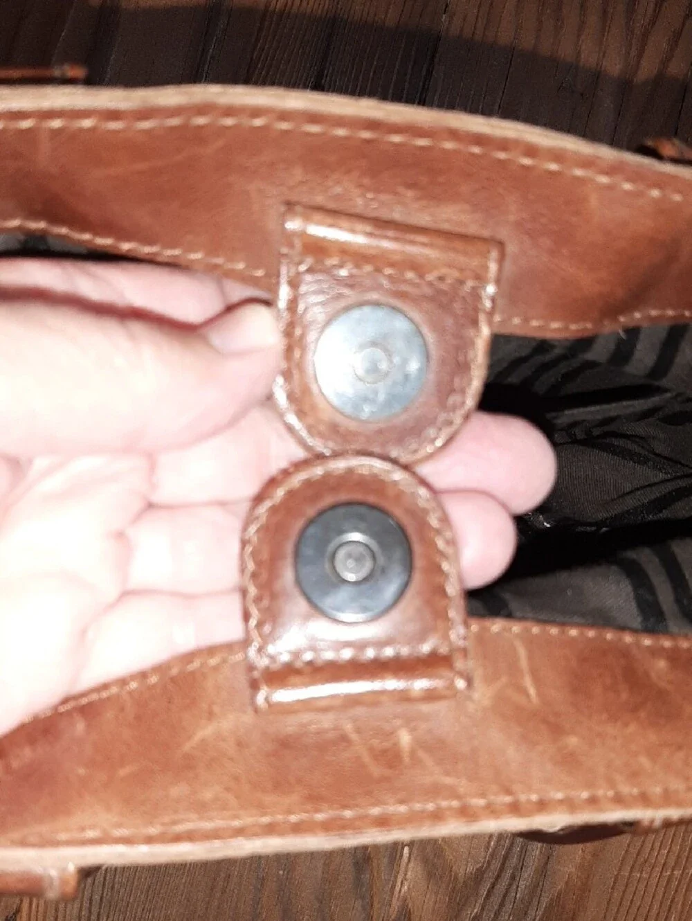 LIKE NEW! ❤️EUC!!👍FRYE Melissa Mini Leather Satchel Handbag Cognac/Brown